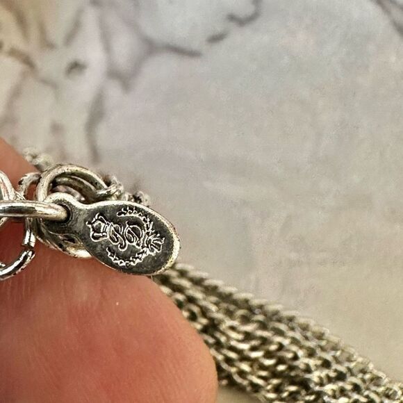 Premier Designs silver/gold tone chain link necklace - Picture 4 of 9